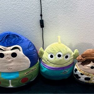 Squishmallow Toy Story Disney Buzz Woody LGM Green Alien